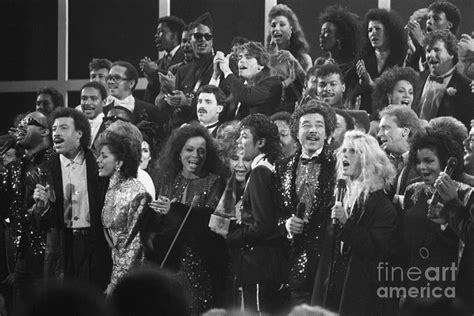 Stars Singing At Awards Show by Bettmann