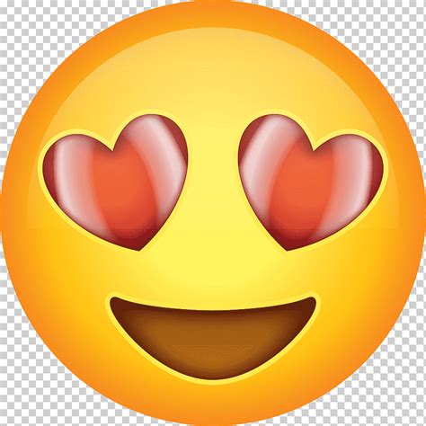 Ilustración de emoji de ojo de corazón, emoticon de felicidad de emoji sonriente, sonriente ...