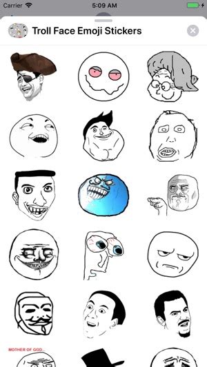 Troll Face Emoji Png