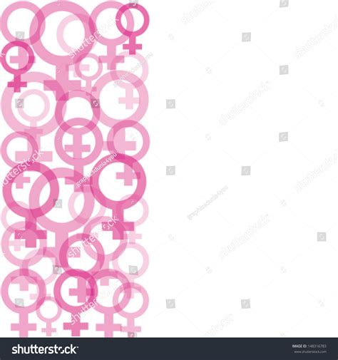 Female Symbol Background Stock Vector Stock Vector 148316783 - Shutterstock