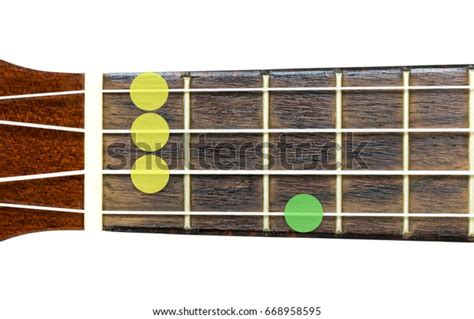 Ukulele Chord Bbm On White Background Stock Photo 668958595 | Shutterstock