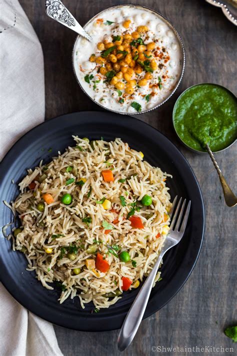 Veg Pulao - Vegetable Pulav - Shweta in the Kitchen