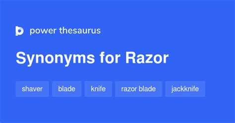 Razor synonyms - 440 Words and Phrases for Razor