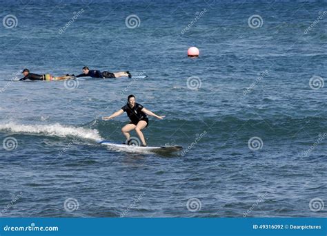 SURFBOARDING KA ANAPALI SHORE Editorial Photography - Image of makers, hawaii: 49316092