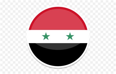 Syria Icon - Syria Flag In Circle Emoji,Syrian Flag Emoji - free transparent emoji - emojipng.com