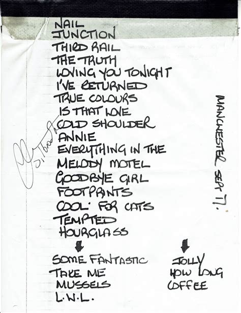 1993-09-17 setlist – Packet of Three