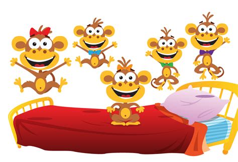 Five Little Monkeys Jumping On The Bed Images - Images Poster