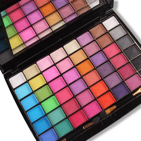 48 Color Professional Perfect 3D Eyeshadow Matte Eye Shadow Compact Palettes Earth Warm Sets ...