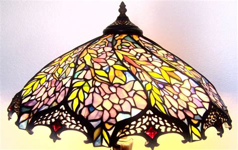 Vintage Tiffany Jeweled Shade for Table Lamps