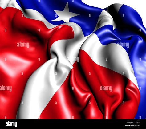 Flag of Lares, Puerto Rico. Close Up Stock Photo - Alamy