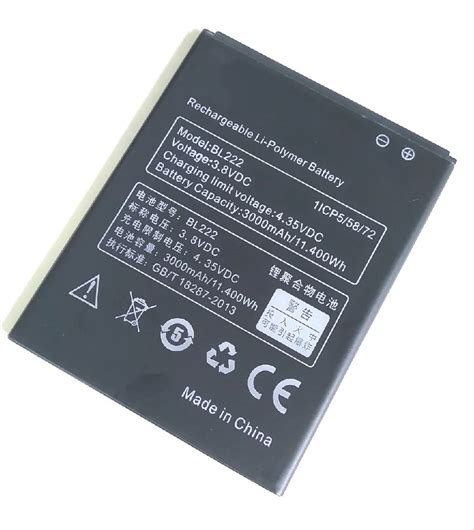 New 3000mAh BL222 battery for Lenovo S660 S668T cell phone-in Mobile ...