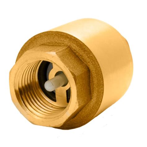 Brass In-Line Spring Check Valve - 200WOG