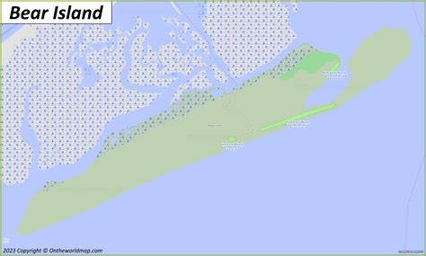 Bear Island Map | North Carolina, U.S. | Detailed Maps of Bear Island