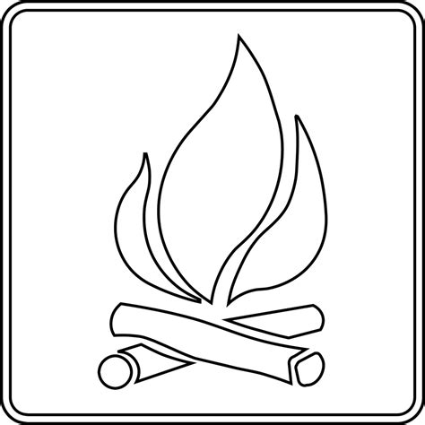 Fire Outline - ClipArt Best