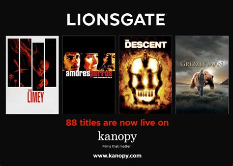 Lionsgate Films now on Kanopy! - Wayland Free Public Library