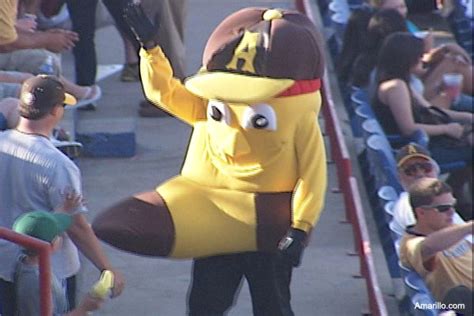 Mascot fail: Amarillo’s stiff Sock sent back to wash - Big League Stew ...