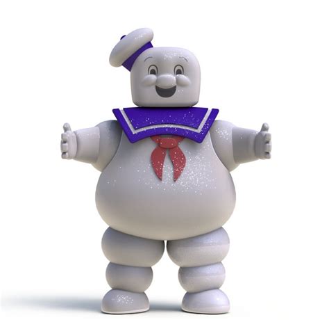 Free STL file Ghostbusters stay puft Marshmallow man 👨・Object to ...