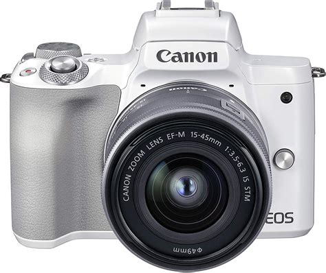 Canon EOS M50 MK II Mirrorless 4K With 15-45mm Lens - White | Camix