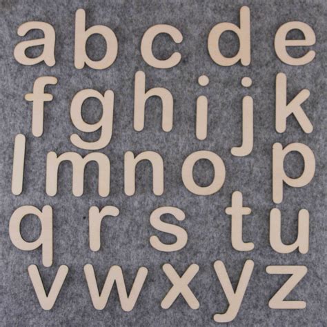 Arial Rounded Font Alphabet Set 3mm Plywood Lower Case Letters a-z 26 items | eBay