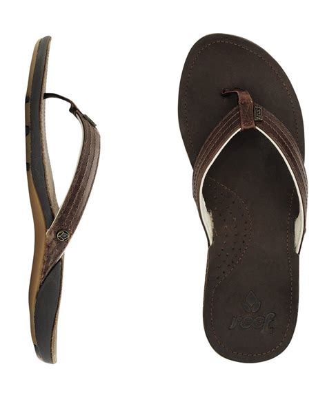 Miss J-Bay Leather Arch Support Flip Flops | Womens flip flops, Reef ...