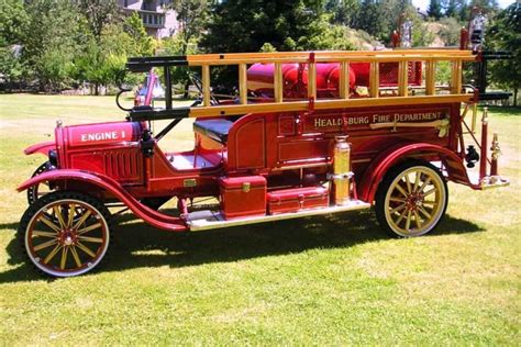 Antique and Vintage Fire Trucks Rescued and Restored