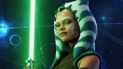 Young Ahsoka Tano Lightsaber 4K #2151m Wallpaper iPhone Phone