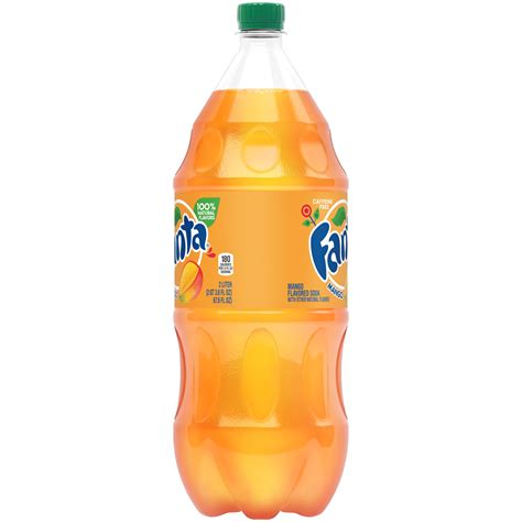 Fanta Mango Fruit Flavored Soda Soft Drink, 2 Liters - Walmart.com ...