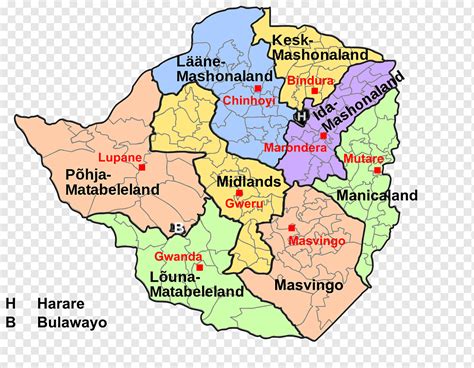 Provincias de zimbabwe gran zimbabwe geografía de zimbabwe sur rhodesia ...