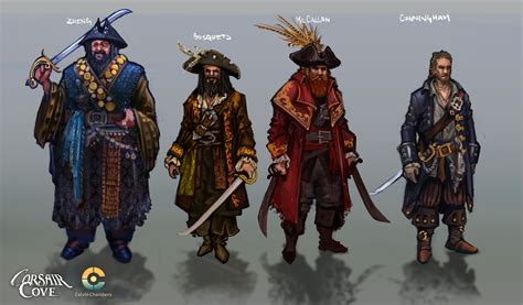 Pirate Captain Concept Art