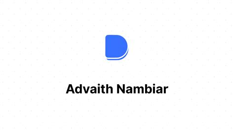 Advaith Nambiar