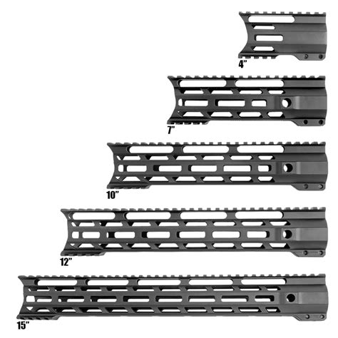 AR-15 Combat Modular M-Lok Handguard "C" Cut - Black| OPTION LENGTH ...