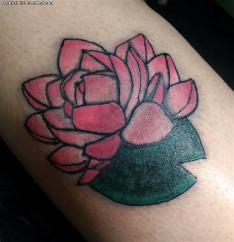 Tattoo of Lotus, Flowers