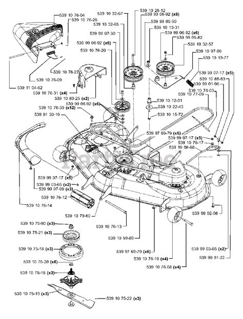 Husqvarna Zero Turn Mower Parts Schematic