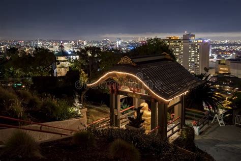 Exterior Night View of the Famous Yamashiro Hollywood Editorial Stock ...