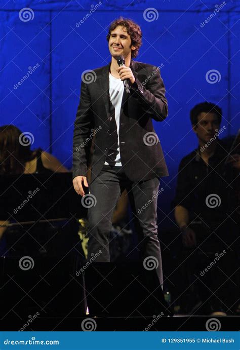 Josh Groban Performs in Concert Editorial Image - Image of operatic, josh: 129351955