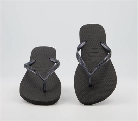 Havaianas Slim Flip Flop Black - Women’s Sandals