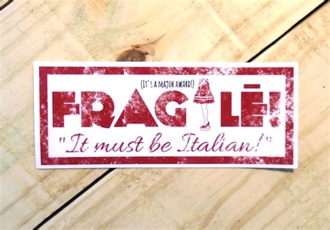 Fragile A Christmas Story 5.5 Vinyl Sticker by McFlyFarm on Etsy