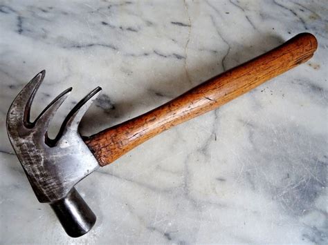 Antique Vintage Unusual TRIPLE CLAW HAMMER | eBay | Antique tools ...