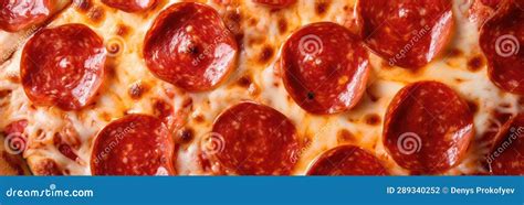 Pepperoni pizza background stock photo. Image of melted - 289340252