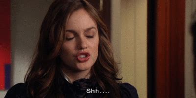 Shh GIF - Stfu Shh Blair - Discover & Share GIFs