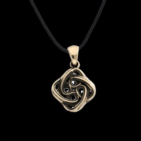 Celtic Knot Ornament Pagan Bronze Pendant | Handmade | Viking Jewellery – vkngjewelry