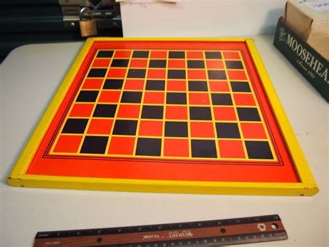 Metal Chinese Checkers/Checkers Board, Two-Sided