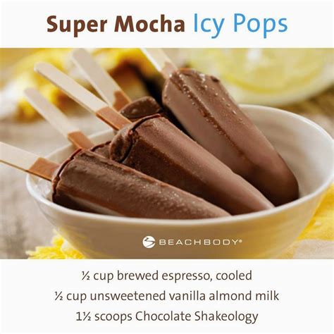 Lisa Richardson: Super Mocha Icy Pops Recipe