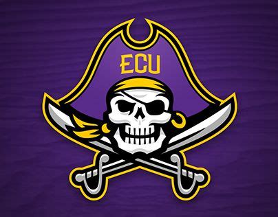 East Carolina University Logo Black | East Carolina Pirates on Behance ...