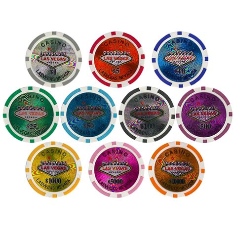 1000 Bulk Las Vegas Casino Poker Chips | CSLV-1000BULK | Poker Chip Mania