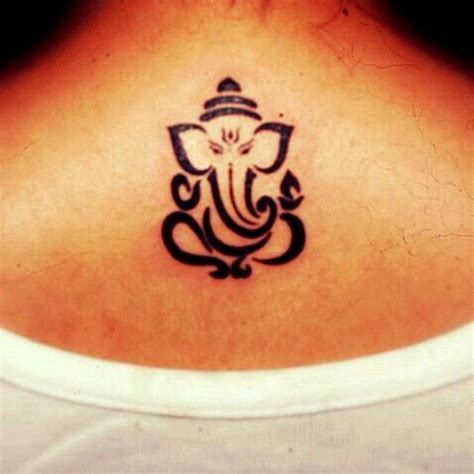 Back Ganesha Tattoo, Ohm Tattoo, Trendy Tattoos, Cute Tattoos, Simple Tattoos, New Tattoos ...