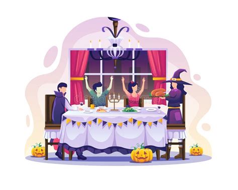 Vampire Dinner Stock Illustrations – 91 Vampire Dinner Stock ...