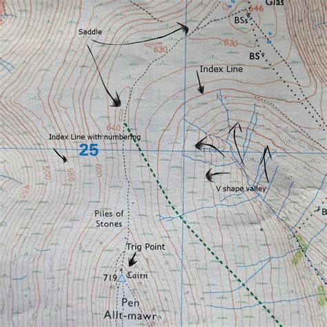 Map Reading – Contour Lines