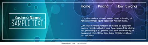 Blue Business Banner Background Trendy Banner Stock Vector (Royalty Free) 1217763595 | Shutterstock