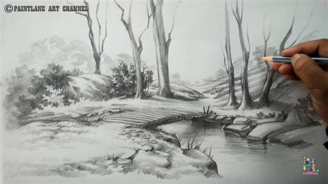 Landscape Simple Sketch at PaintingValley.com | Explore collection of Landscape Simple Sketch